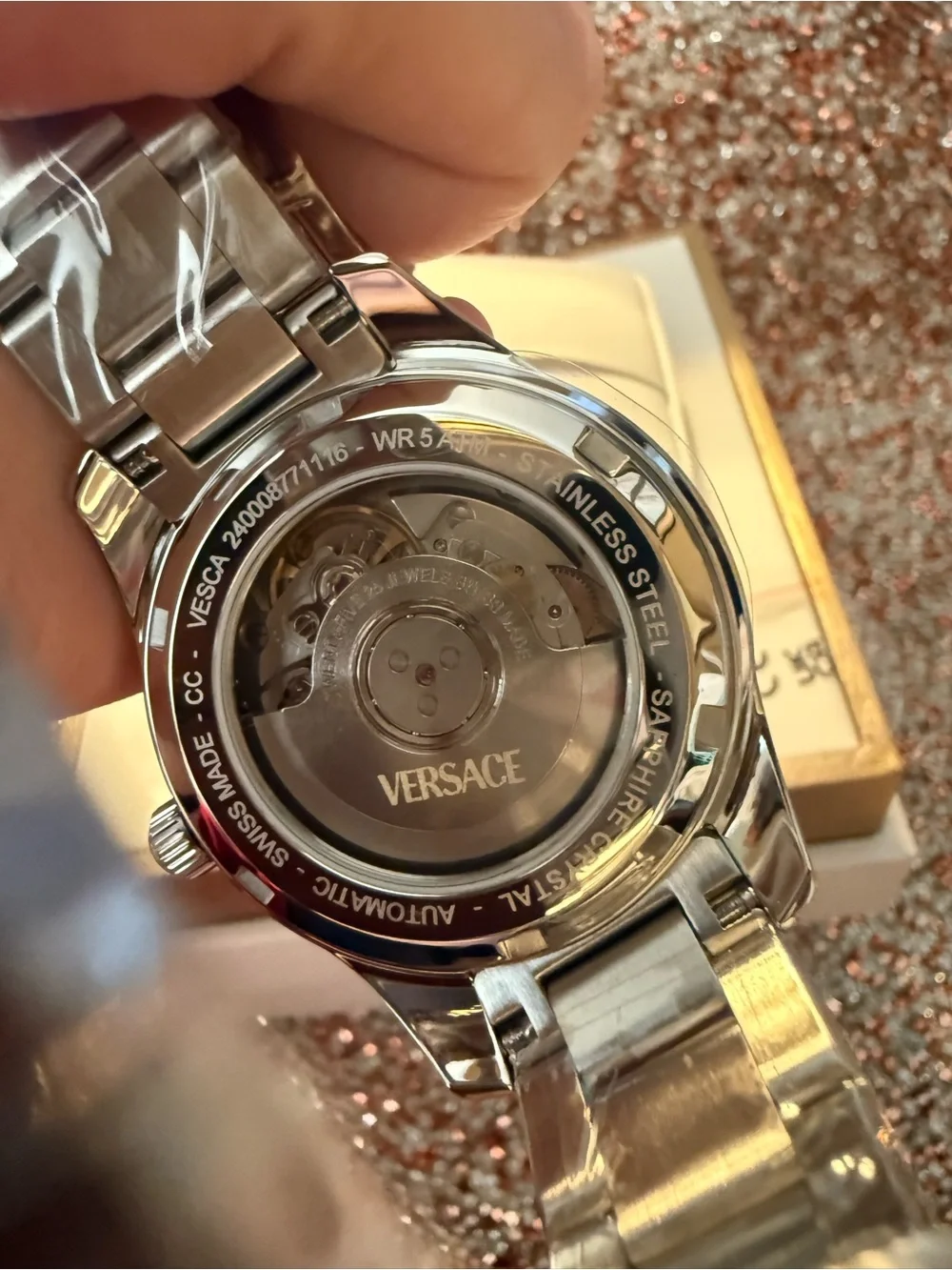 Versace men stainless